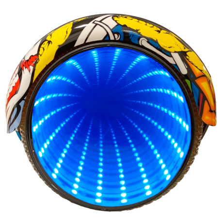 Skate Hoverboard Eléctrico 6.5 Bluetooth Luces Led N1 Grafiti