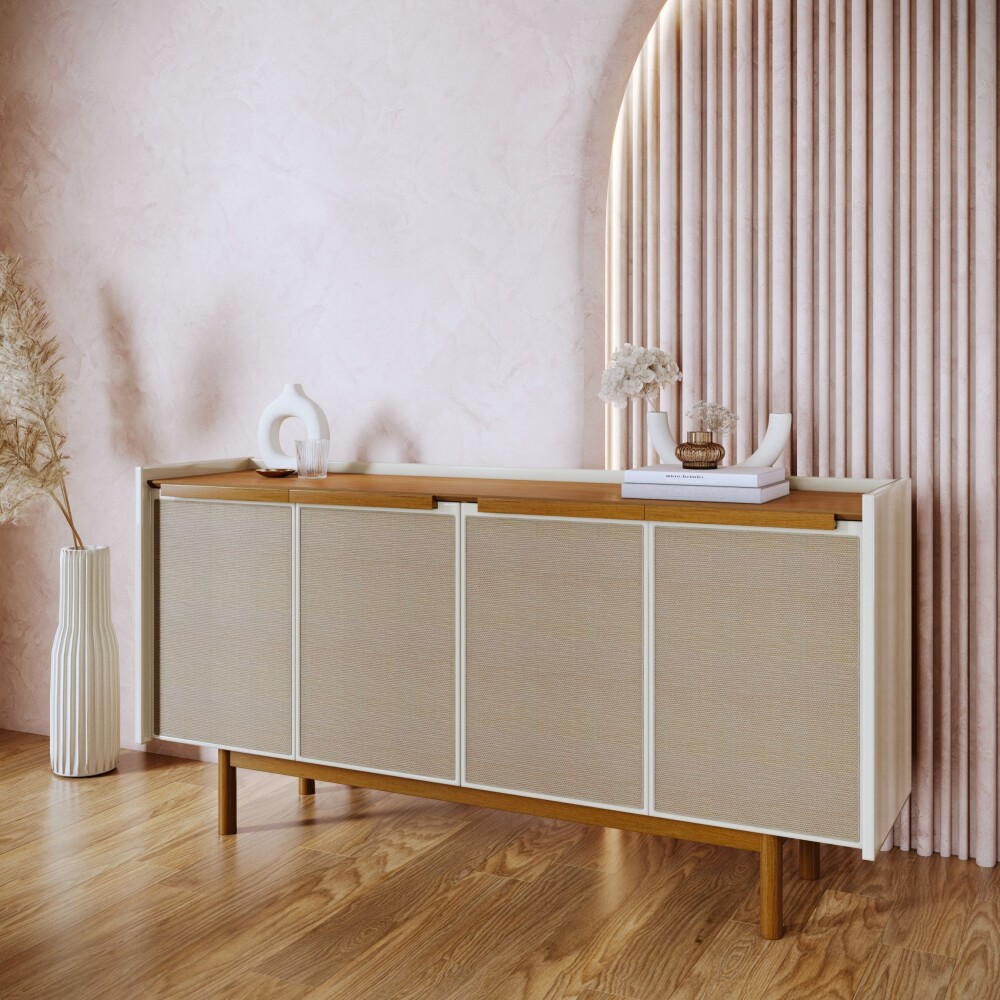 Aparador Dune 1.6 - Linea Manhattan Blanco/Natural