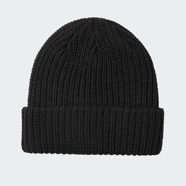 Gorro Cuffed Fisherman Beanie Negro