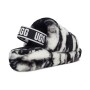 Fluff Yeah Slide Marble W - Mujer Black