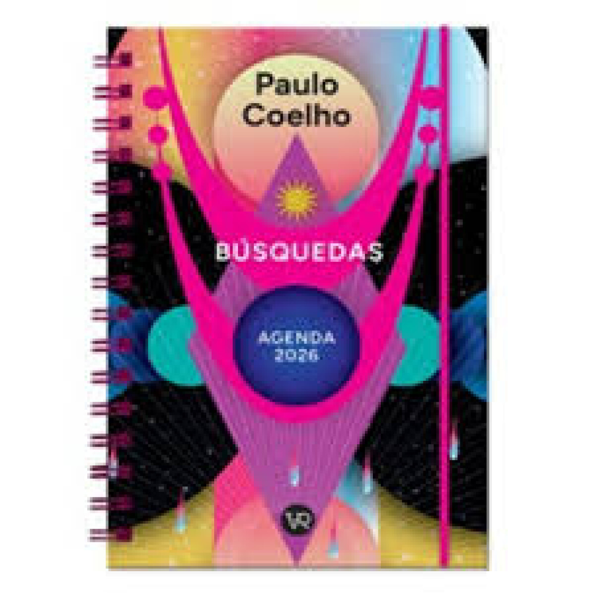 AGENDA PAULO COELHO 2026 - ANILLADA: BUSQUEDAS / MAGENTA 