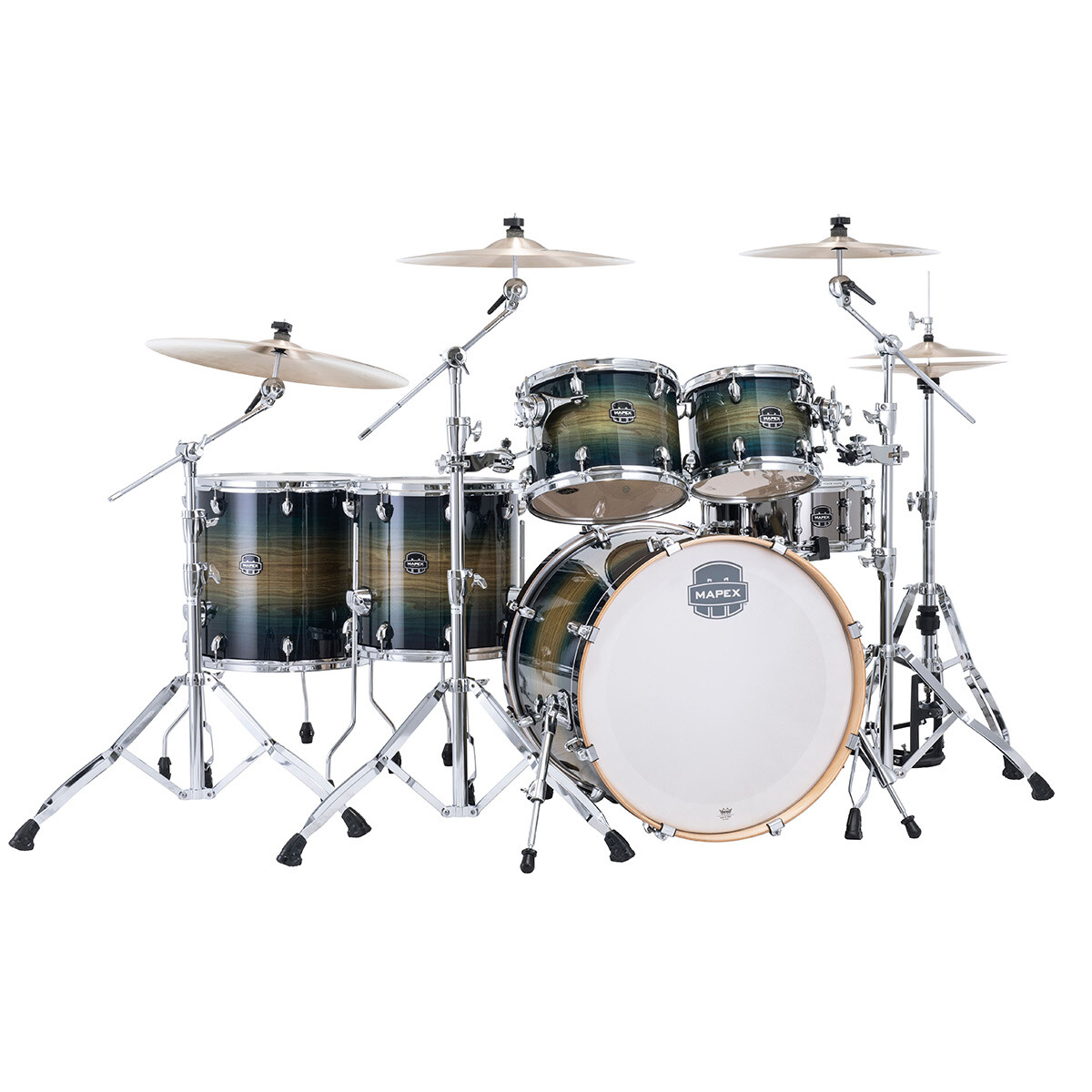 Batería Mapex Armory Rainforest Burst 6pc Con Hardware Hp8005 