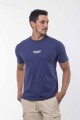 REMERA UFO MANGA CORTA ESTAMPADA Azul