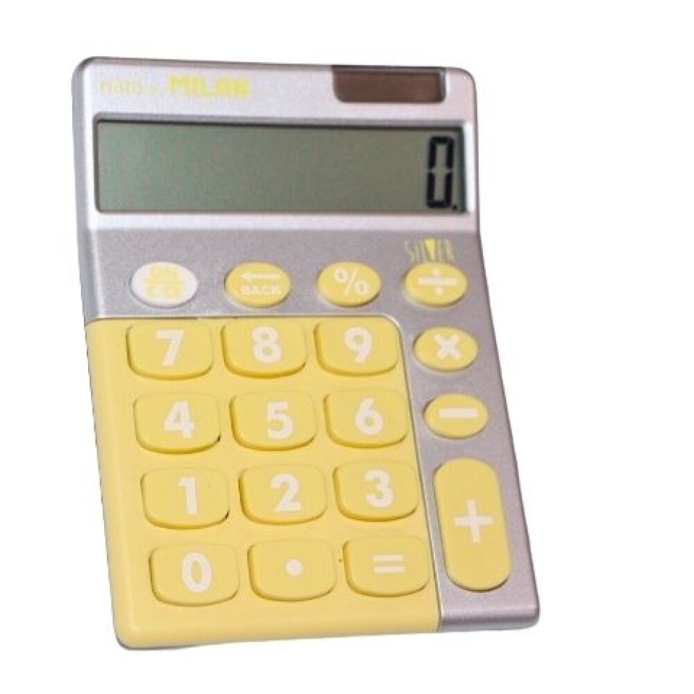 MAQUINA CALCULADORA MILAN NATA SILVER MAQUINA CALCULADORA MILAN NATA SILVER