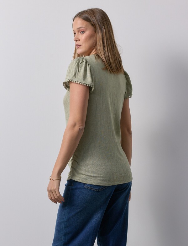 Remera Frunces VERDE