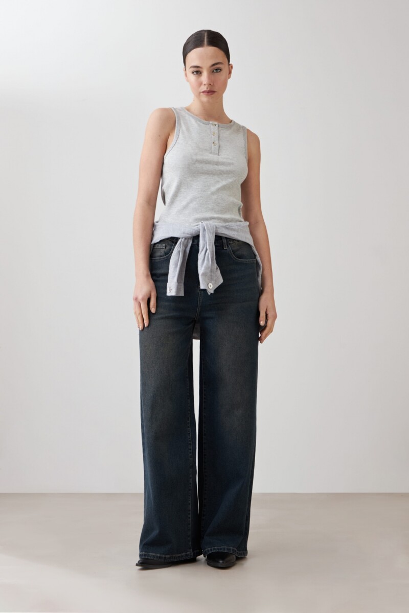 Jean wide leg Greta jean oscuro