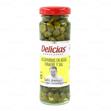 Alcaparras en Agua Vinagre y Sal 60 gr