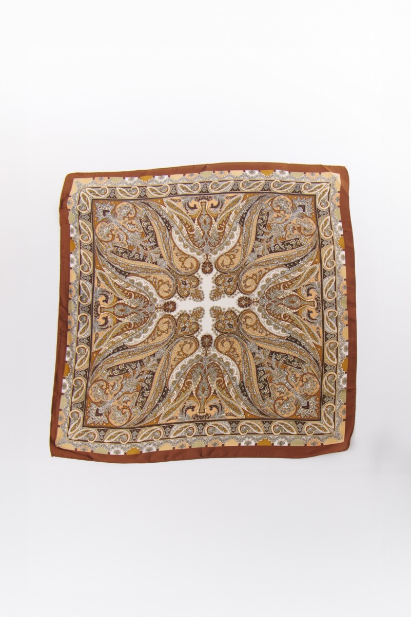 FOULARD ARABEZCO - CAMEL 