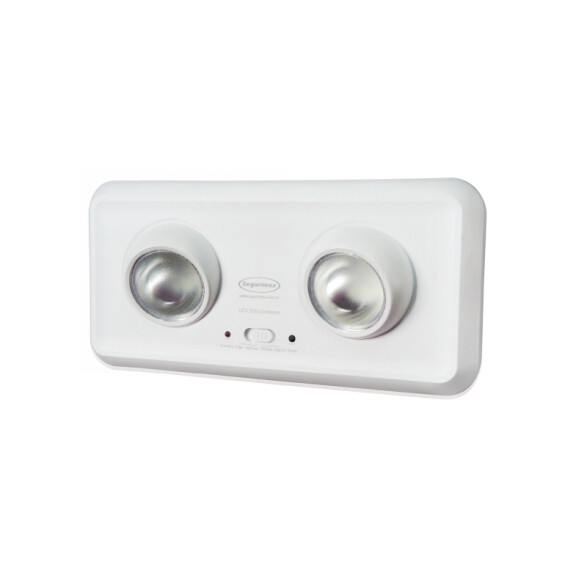 Luminaria emergencia LED 2 focos 200Lm SG0023