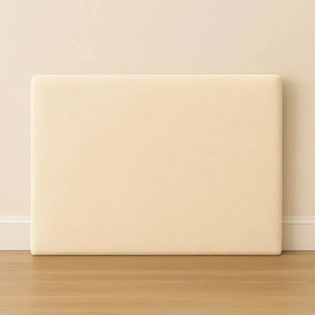 Respaldo De Sommier Queen Marshmallow Beige