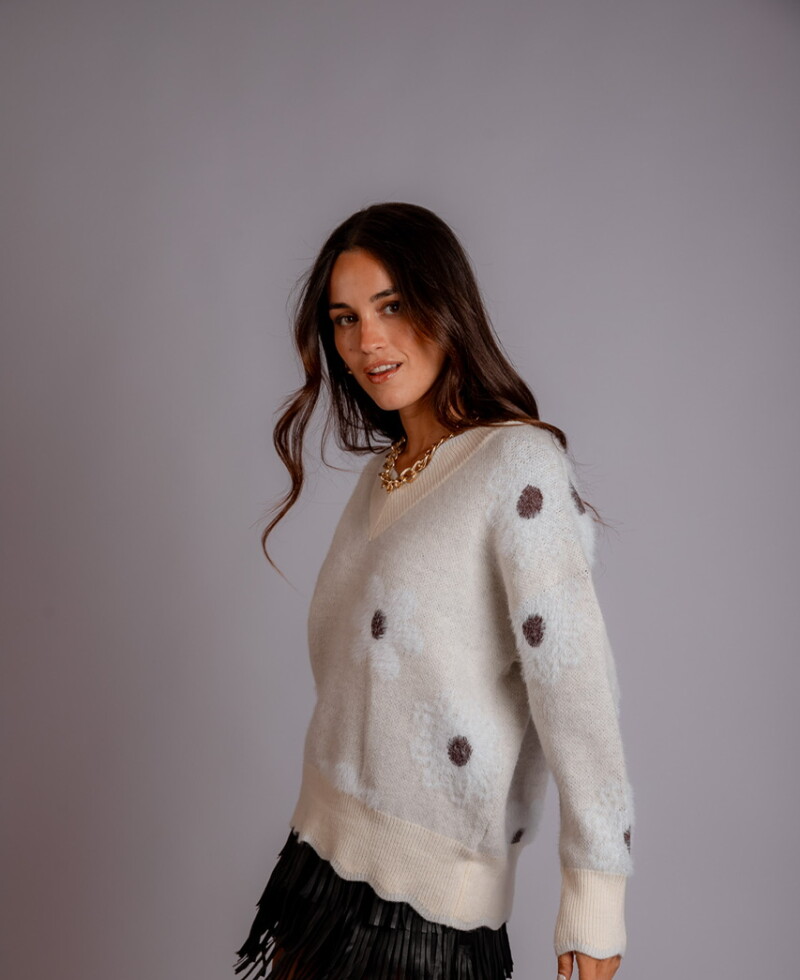 Buzo Florencia crema