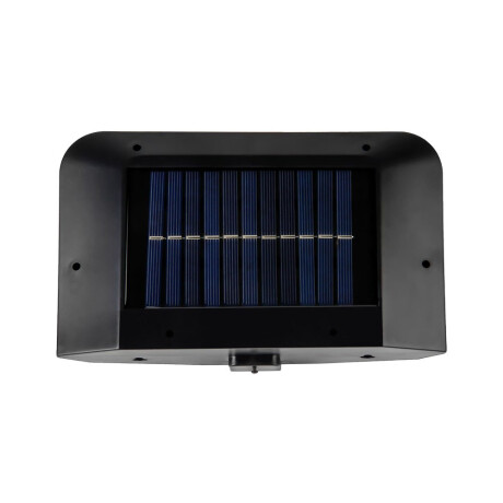 Foco Solar de Pared Exterior 126Leds c/Sensor Mov y Control Negro