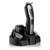 Máquina corta pelo GAMA inalámbrica con accesorios Negro/Plata
