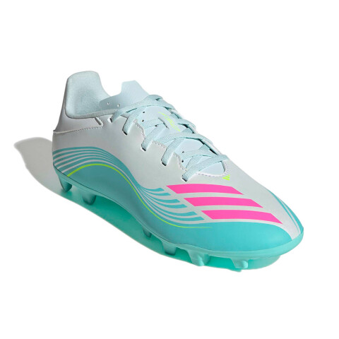 Championes Fútbol Hombre Adidas F50 Messi Club FG Blanco-Rosado