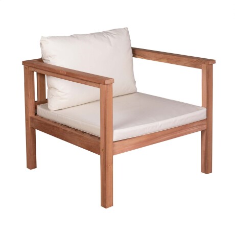 SET DE LIVING MADERA NATURAL-BEIGE VALENCIA