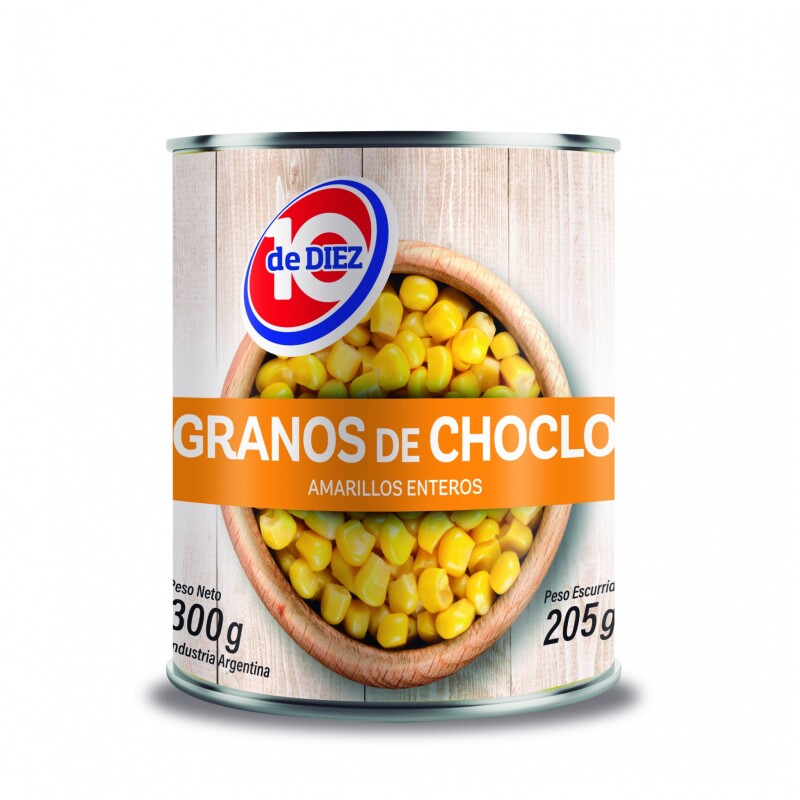 CHOCLO DESGR DE DIEZ 300G Choclo Desgr De Diez 300g