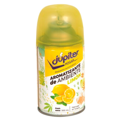DESODORANTE AMBIENTE JUPITER AUTOMATICO REPUESTO 300 ML LIMON DESODORANTE AMBIENTE JUPITER AUTOMATICO REPUESTO 300 ML LIMON