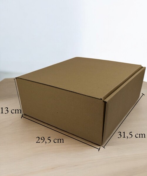 Caja troquelada 31,5x29,5x13 cm MADERA