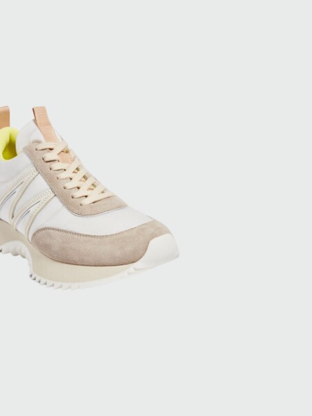 Moncler -Zapatillas acordonadas, PACEY Gris Medio