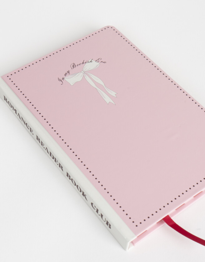 Anotadores Cuadernos y Memos Estampados Cuaderno A6 Puffy "in My Romance Era" - Blanco Crema
