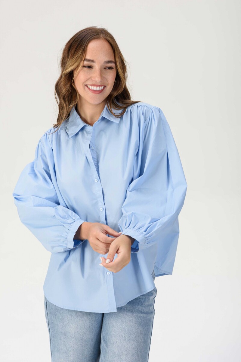 Camisa Bube - Celeste 