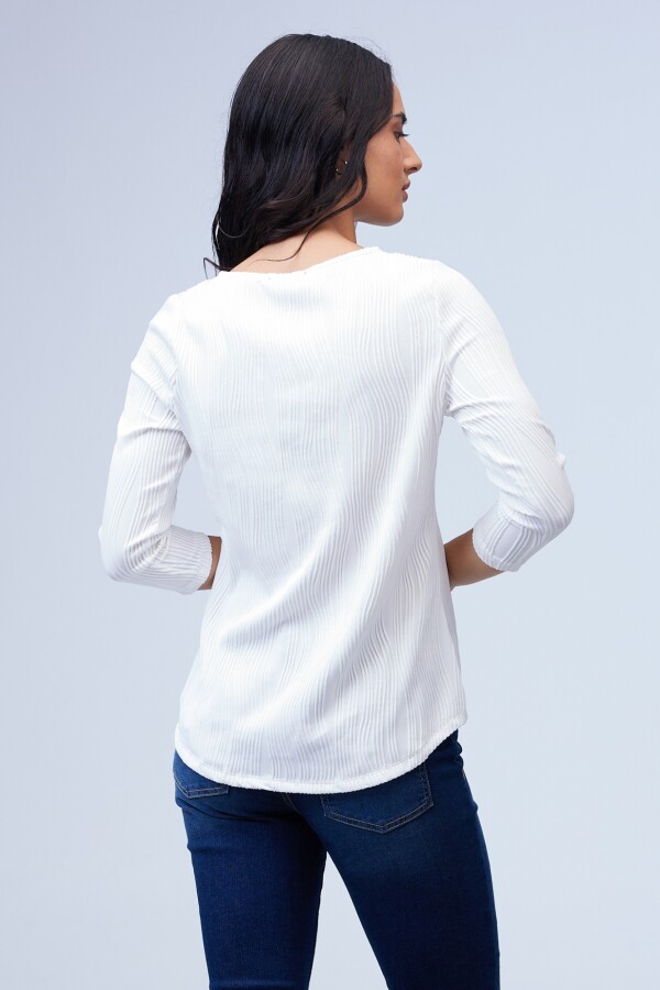 Blusa Zip BLANCO