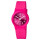 Reloj Q&Q PVC Unisex Análogo Colores Correa Silicona Fucsia