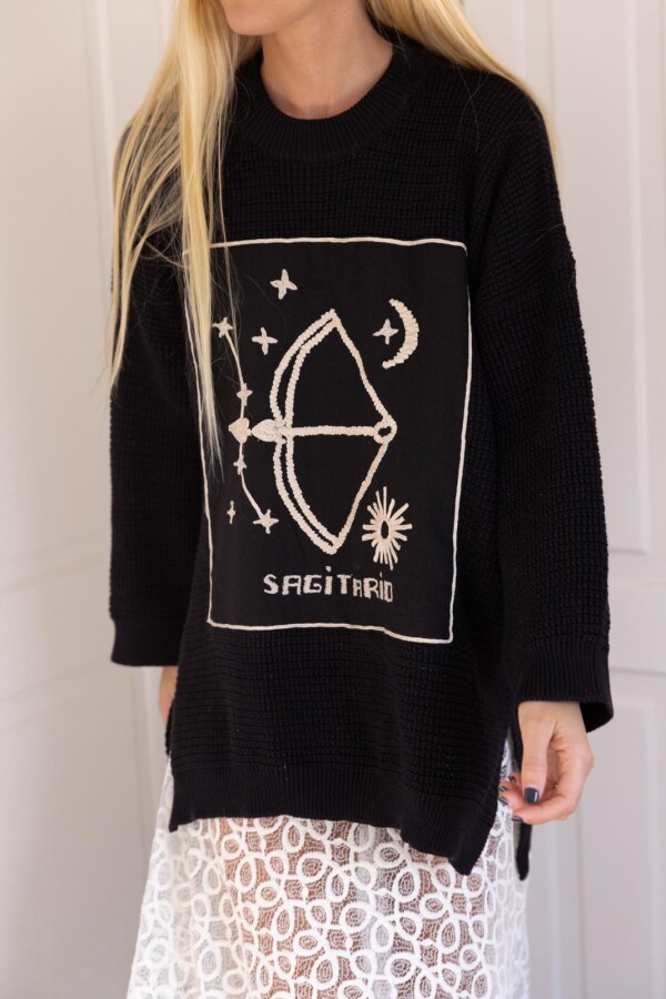 Sweater Sagitario Negro