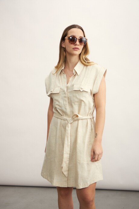 Vestido Vilma Beige