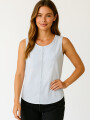 Musculosa Chimbora Celeste Claro