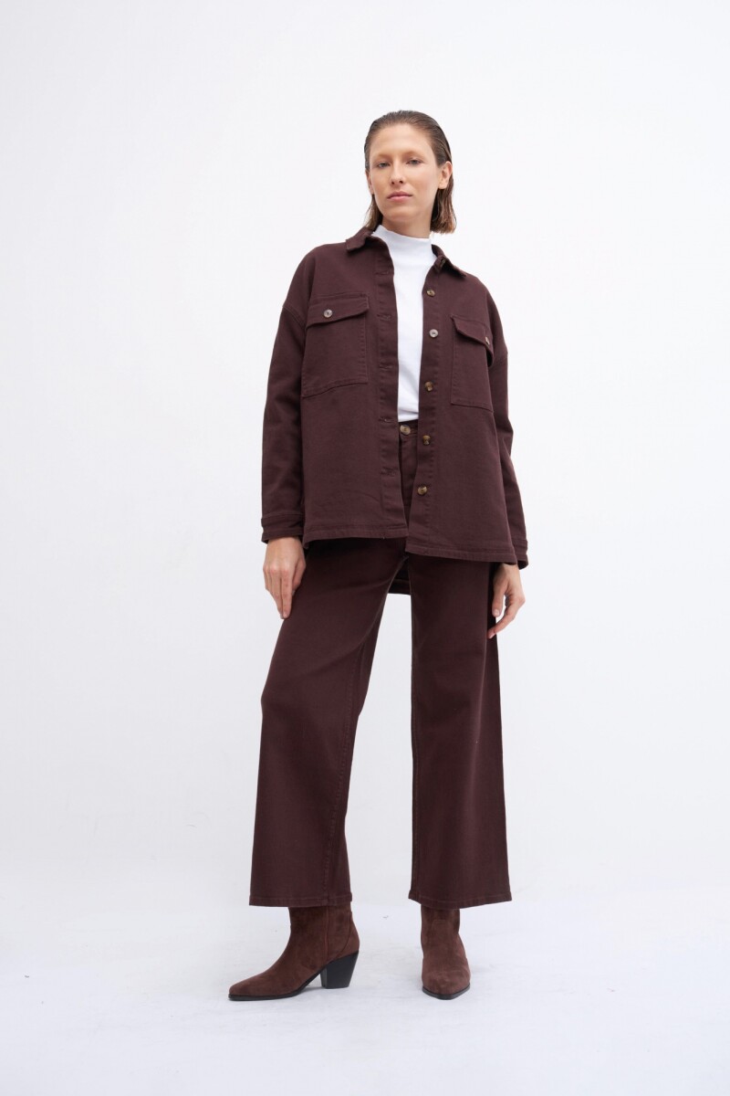 Jean culotte Paulina chocolate