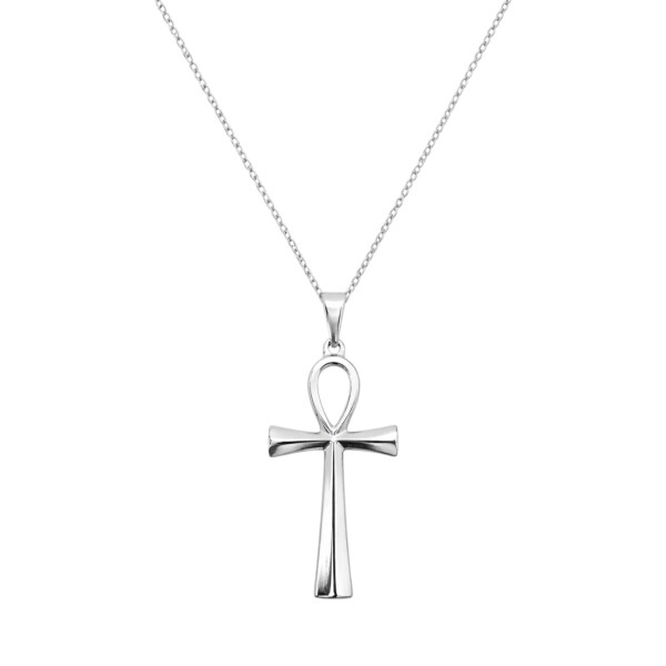 Dije Cruz Egipcia - Plata 925 - sin piedra - CP4702 sinpiedra