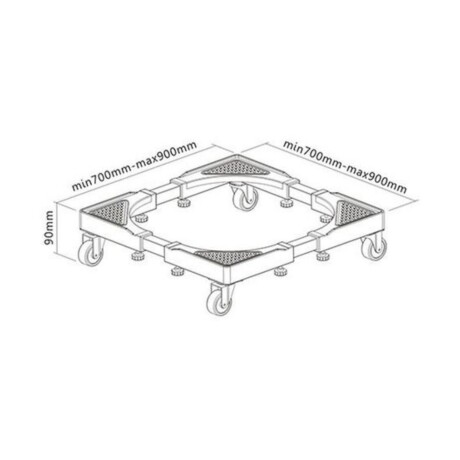 Soporte Brateck Para Electrodomésticos 70-90cm Soporte Brateck Para Electrodomésticos 70-90cm