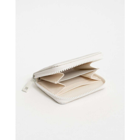 Billetera Cuerina Estampado Flores