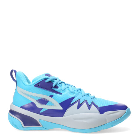 Championes de Hombre Puma Genetics Basketball Celeste - Azul - Gris