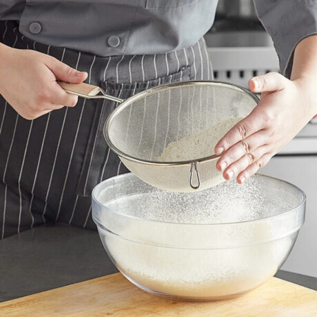 Colador Doble Malla 20 cm Acero Inoxidable Colador Doble Malla 20 cm Acero Inoxidable