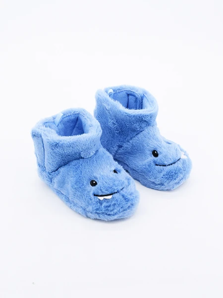 PANTUFLA INFANTIL MONSTRUO AZUL