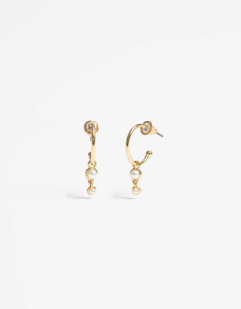 Aros Sets Cubic zirconia Set De Aros Con Cubic Zirconia - Dorado