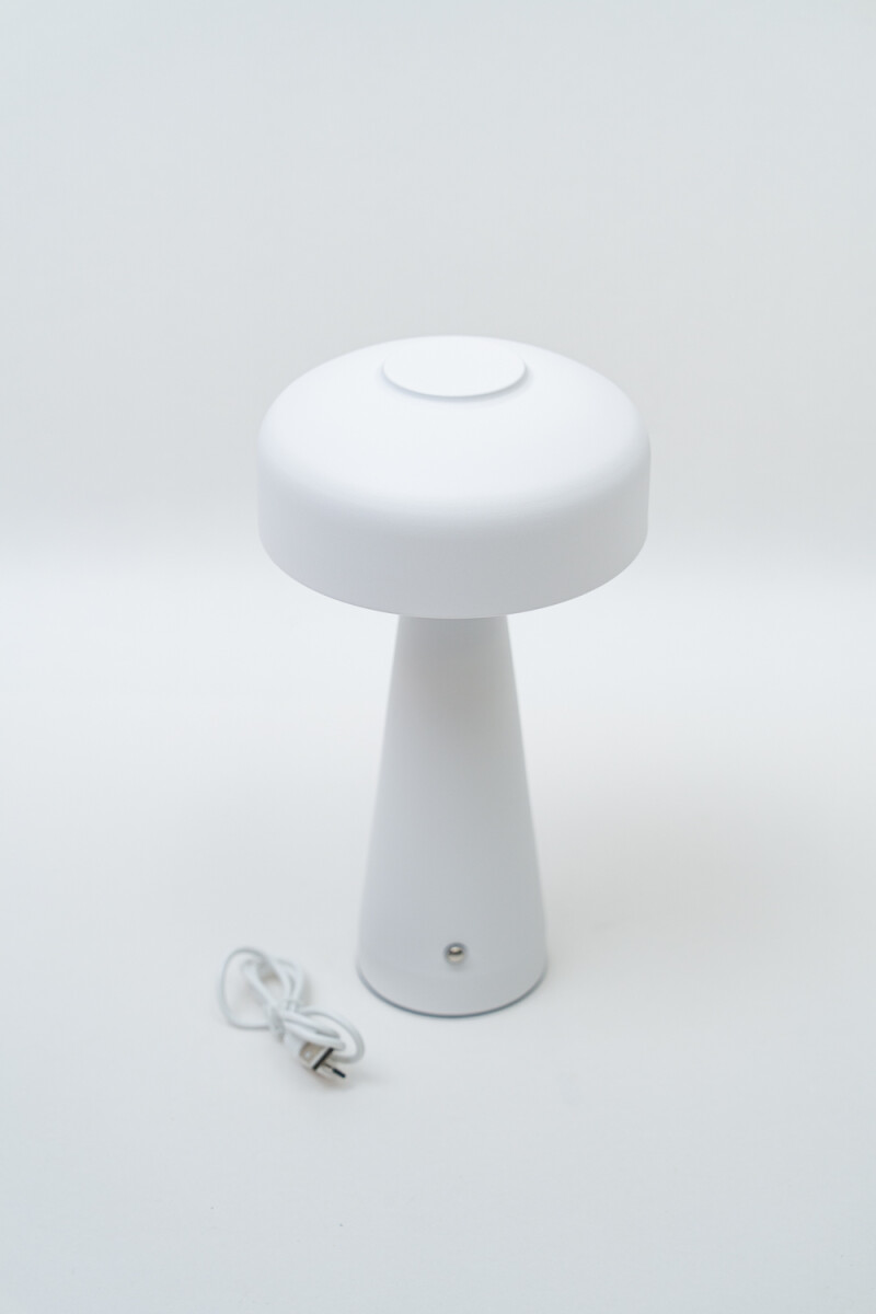Lampara De Mesa Axira, Touch Usb - Blanco 