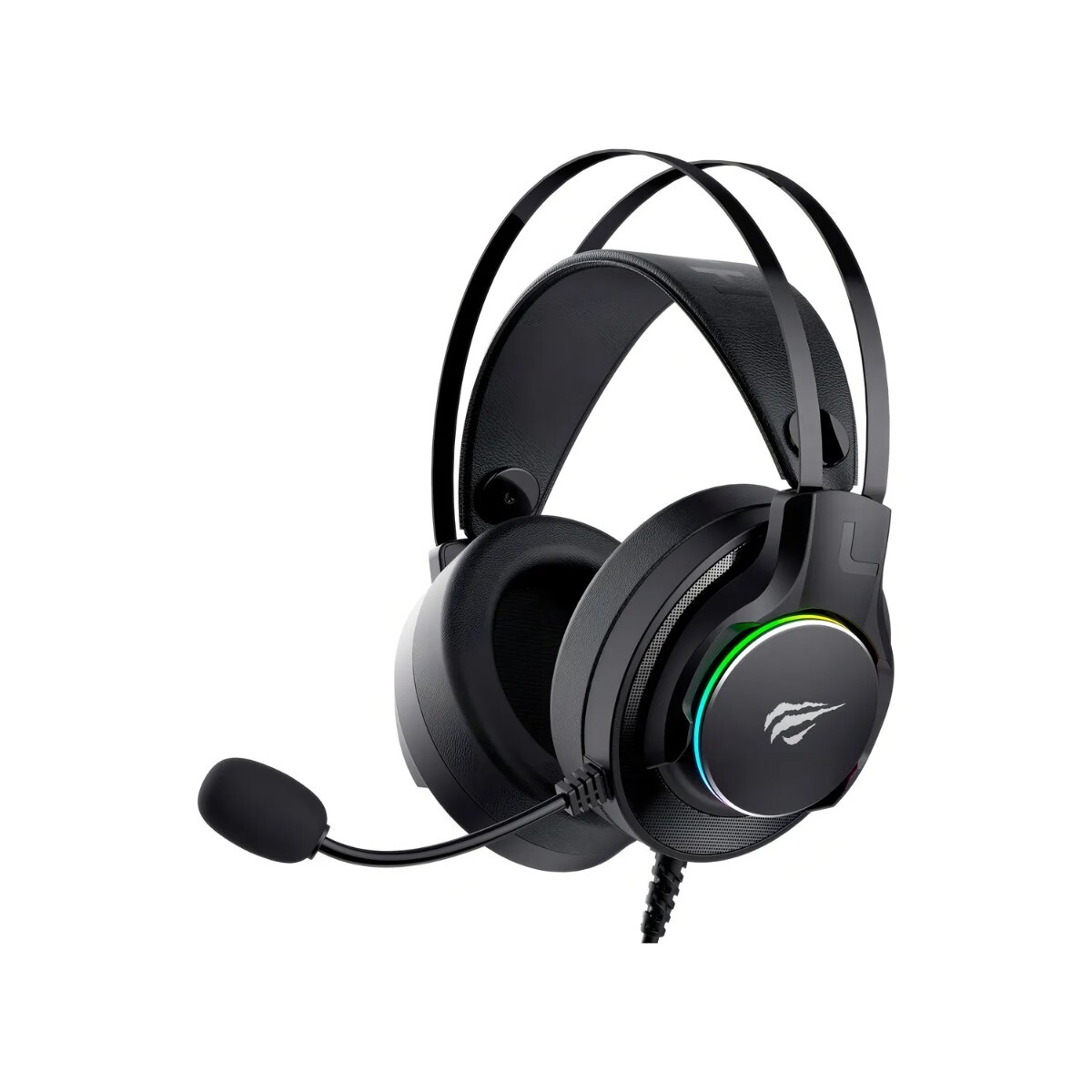 AURICULARES GAMER HAVIT H2007U USB CON RGB NEGRO 