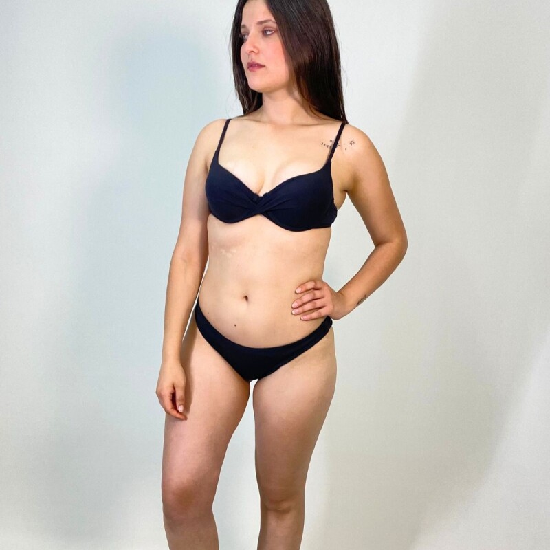 Bikini Colaless Agustina Black