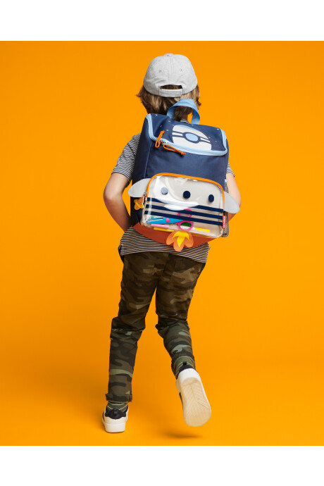 Mochila grande, diseño cohete Sin color