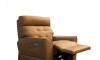 Poltrona Reclinable Eléctrica 100% cuero - Aurora Marrón