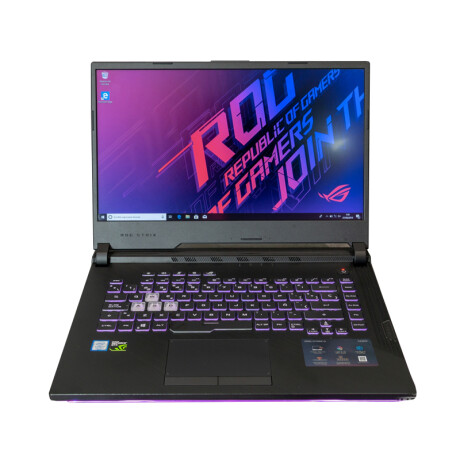 Notebook Asus ROX Strix. Intel i5-9ªGEN. RAM 16GB. Disco Sólido 512GB. Pantalla 15,6". Geforce 1650 4GB. Win11 Notebook Asus ROX Strix. Intel i5-9ªGEN. RAM 16GB. Disco Sólido 512GB. Pantalla 15,6". Geforce 1650 4GB. Win11