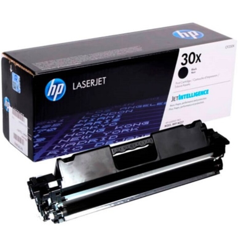 HP 30X - Negro - original - LaserJet - cartucho de tóner (CF230X) - para LaserJet Pro M203d, M203dn, M203dw, MFP M227fdn, MFP M2 HP 30X - Negro - original - LaserJet - cartucho de tóner (CF230X) - para LaserJet Pro M203d, M203dn, M203dw, MFP M227fdn, MFP M2