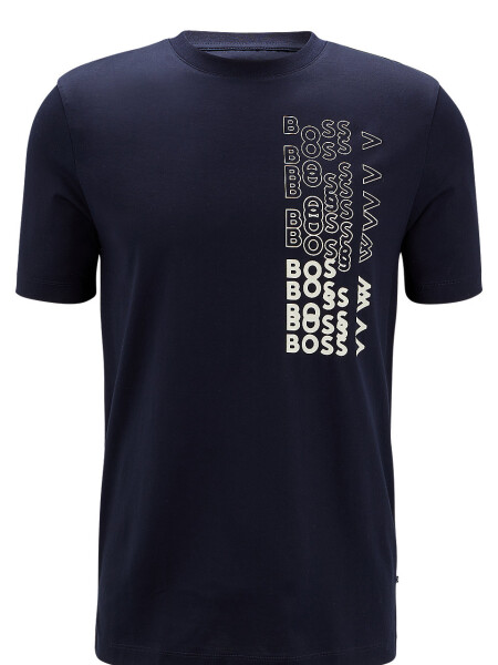 BOSS -Remera de algodón regular fit, Tiburt-311 0