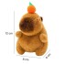 Capibara Peluche Colgante Con Movimiento Juguete Llavero Ax® Variante Capibara
