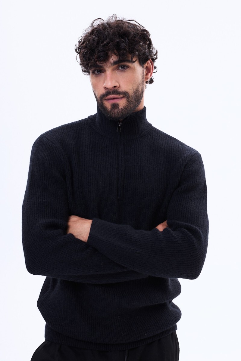 Buzo Tejido Sparta - Negro 