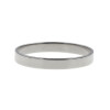 Par de alianzas chatas en oro blanco 18k de 3mm Par de alianzas chatas en oro blanco 18k de 3mm