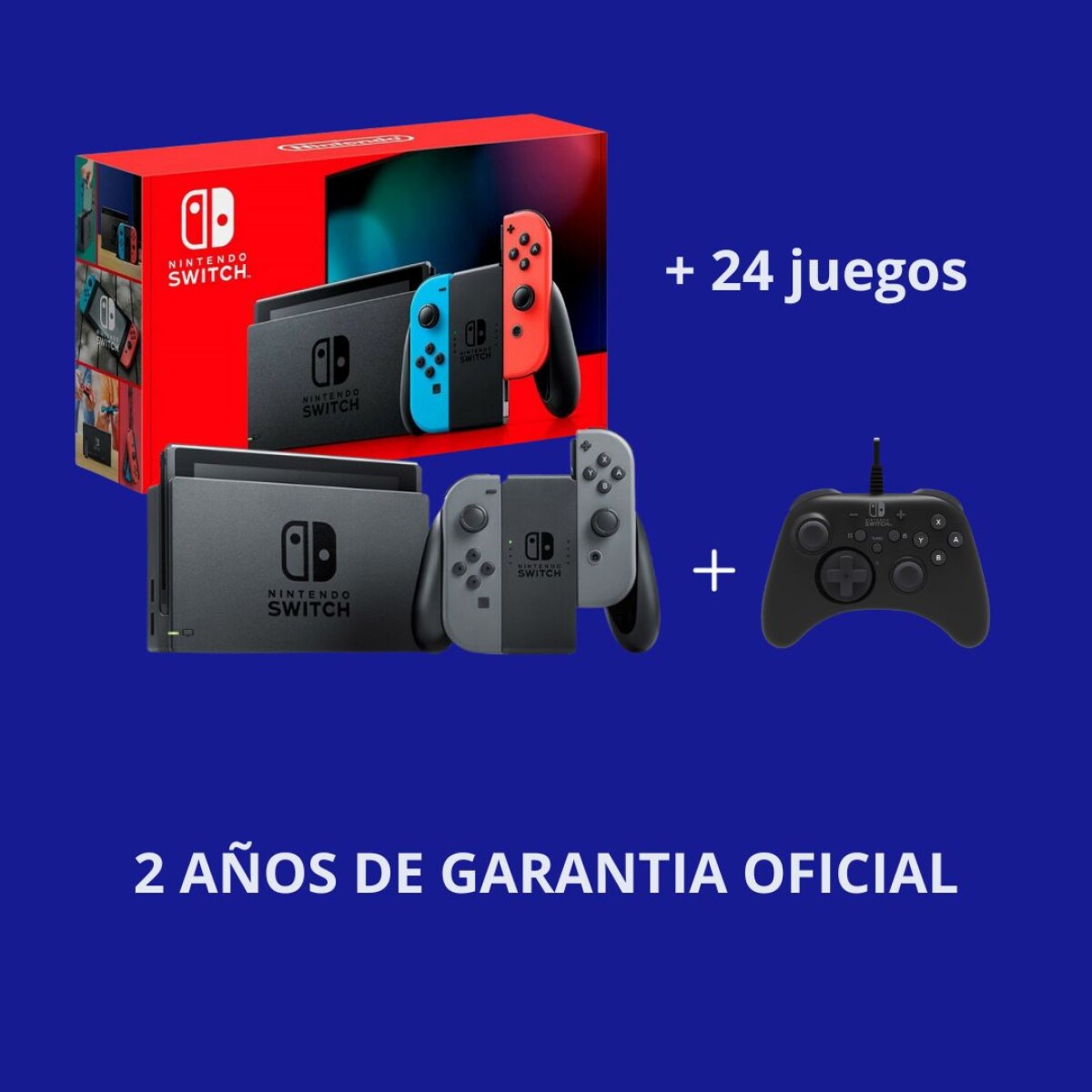 Nintendo Switch V2 como nueva + Joystick 